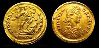 Roman gold coins Metal detected Oztreasure